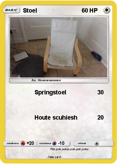 Pokemon Stoel