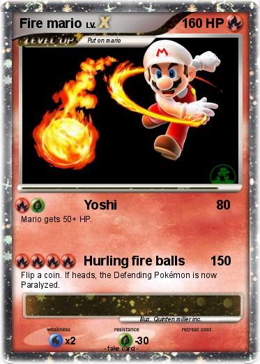 Pokemon Fire mario