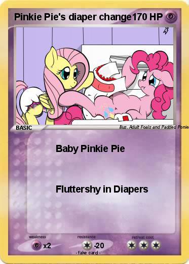 Pokemon Pinkie Pie's diaper change