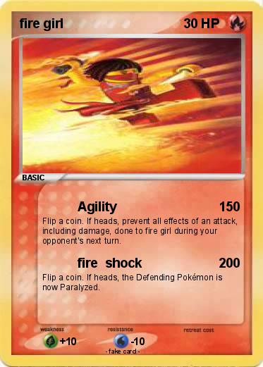 Pokemon fire girl