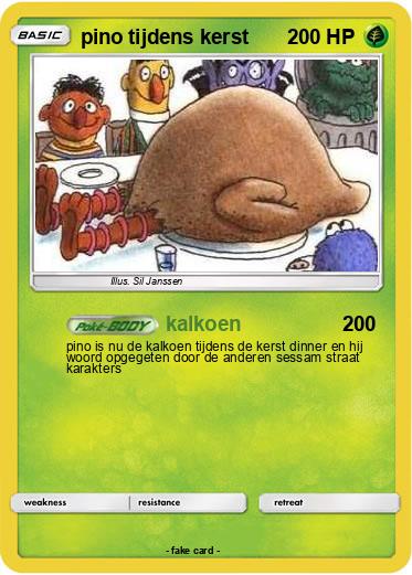 Pokemon pino tijdens kerst