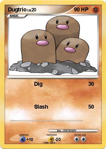 Pokemon Dugtrio