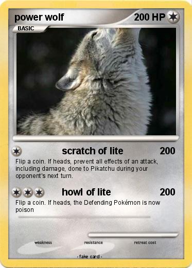Pokemon power wolf
