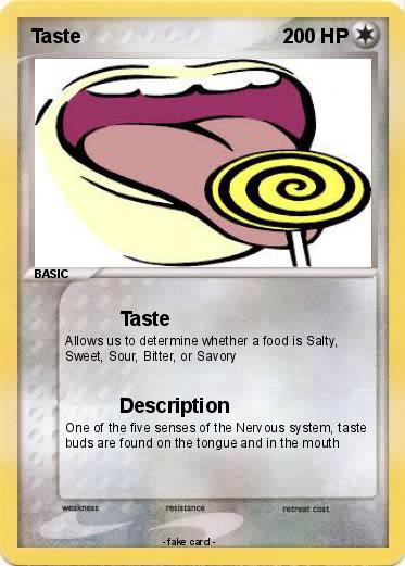Pokemon Taste