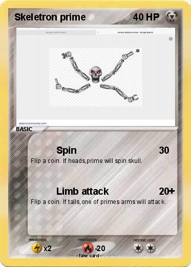 Pokemon Skeletron prime