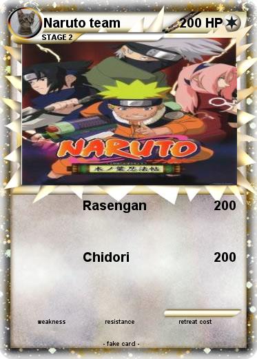 Pokemon Naruto team