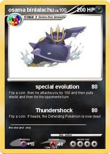 Pokemon osama binlalachu