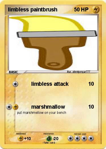 Pokemon limbless paintbrush
