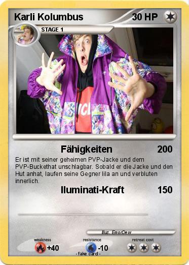 Pokemon Karli Kolumbus