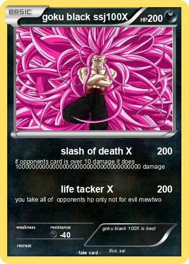 Pokemon goku black ssj100X
