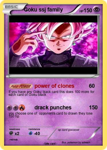 Pokemon Goku ssj family