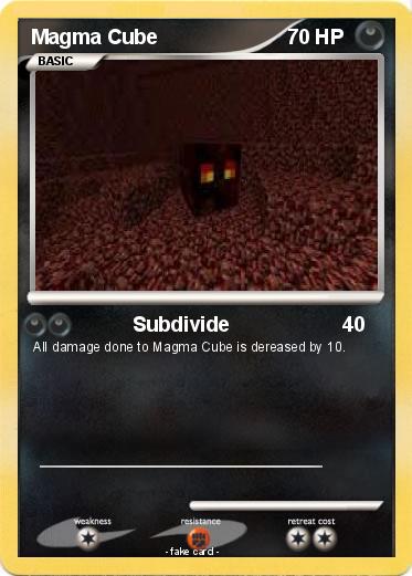 Pokemon Magma Cube