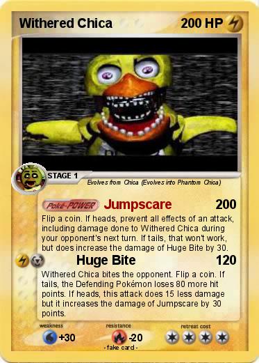 Pokemon Withered Chica