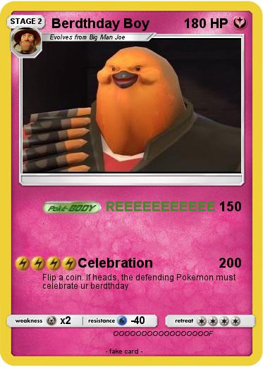 Pokemon Berdthday Boy