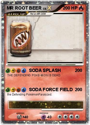 Pokemon MR ROOT BEER