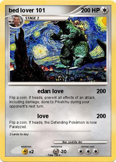 Pokemon bed lover 101
