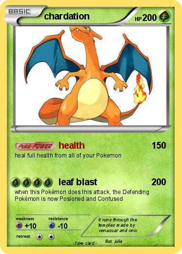 Pokemon chardation