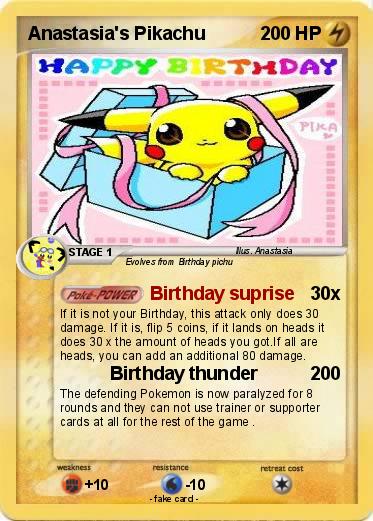 Pokemon Anastasia's Pikachu