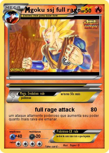 Pokemon goku ssj full rage
