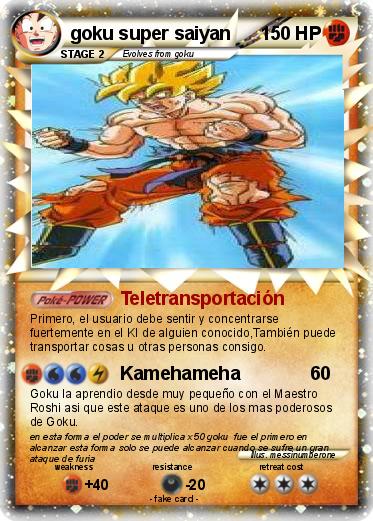 Pokemon goku super saiyan