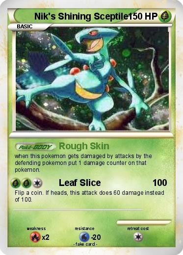 Pokemon Nik's Shining Sceptile