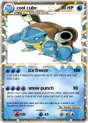 Pokemon cool cube