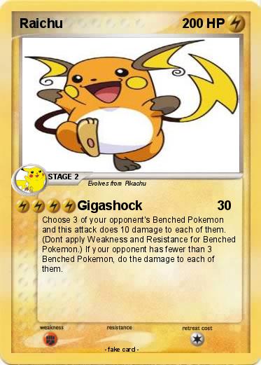 Pokemon Raichu