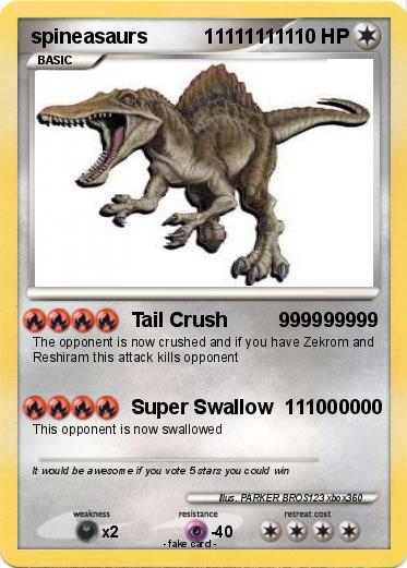 Pokemon spineasaurs          11111111