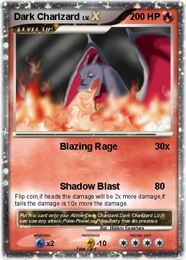 Pokemon Dark Charizard