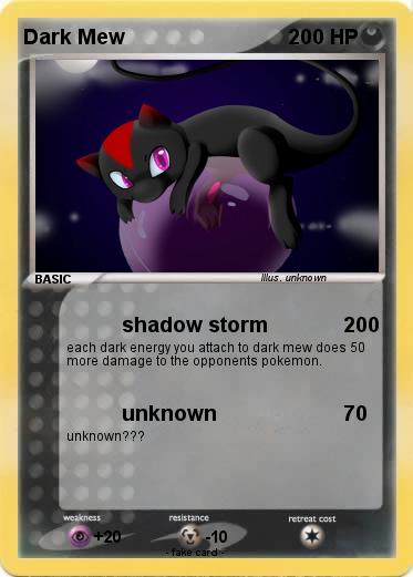 Pokemon Dark Mew