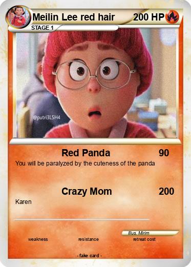 Pokemon Meilin Lee red hair