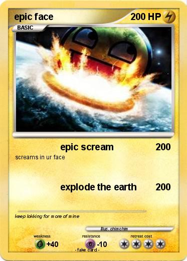 Pokemon epic face