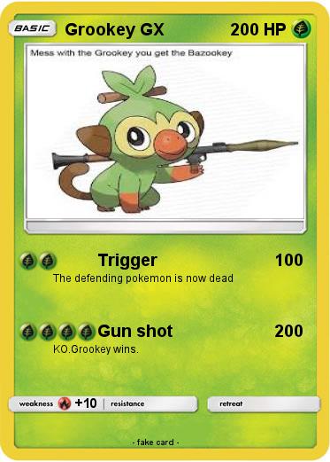 Pokemon Grookey GX