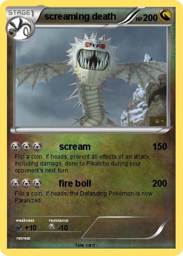 Pokemon screaming death
