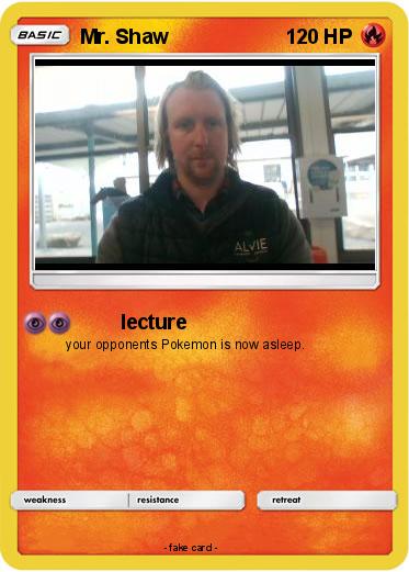 Pokemon Mr. Shaw