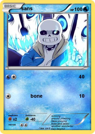 Pokemon sans