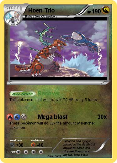 Pokemon Hoen Trio