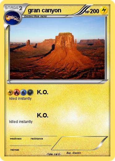 Pokemon gran canyon