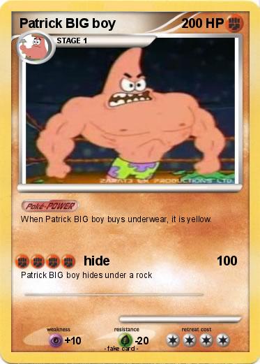 Pokemon Patrick BIG boy