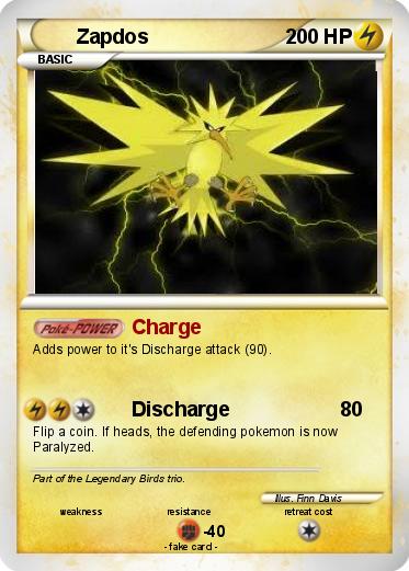 Pokemon Zapdos