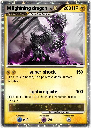 Pokemon M lightning dragon