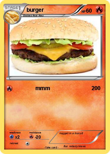 Pokemon burger