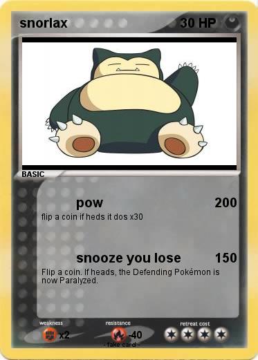 Pokemon snorlax
