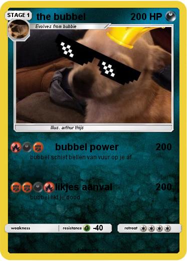 Pokemon the bubbel