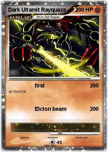 Pokemon Dark Ultamit Rayquaza