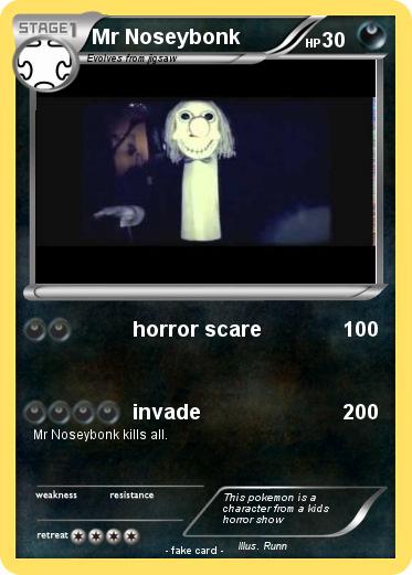 Pokemon Mr Noseybonk