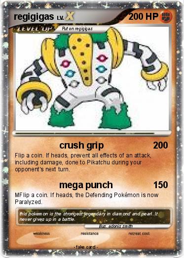 Pokemon regigigas