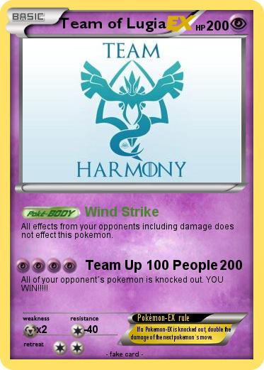 Pokemon Team of Lugia