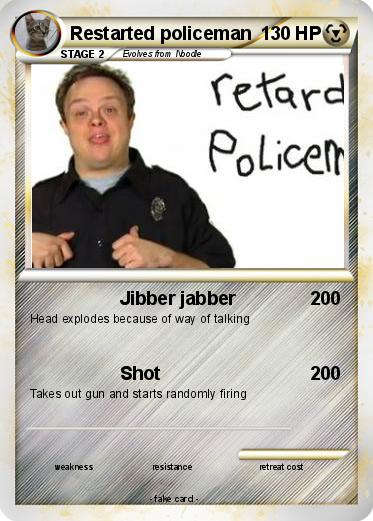 Pokemon Restarted policeman