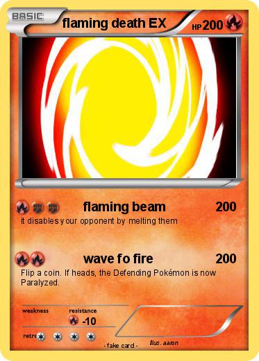 Pokemon flaming death EX